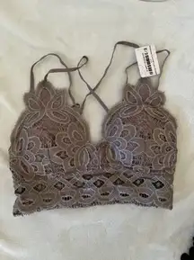 Sheer Flower Print Bralette