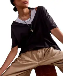 We the free Nina v neck top