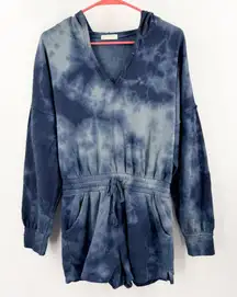 Free People FP Movement Romper Size Small NWOT Sweatpant Tie Dye NEW Athleisure