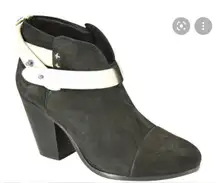 Rag & bone harrow booties‎ black white suade 36 (5)