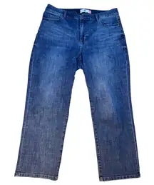 Cabi Jeans Soho Style Women's Blue Denim Straight Leg Pants Size 12