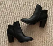NEW TOP MODA High Heeled Booties Shoes Ankle Boots Zip Women’s Size 8.5 NWOB