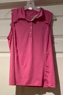 Vineyard Vines Vibrant Pink Sleeveless Top