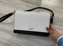 White And Black  Purse