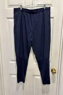 All In Motion Women’s Navy Joggers Pockets Drawstring Size Large