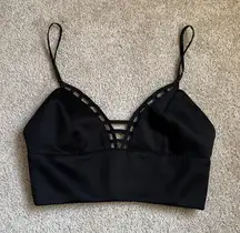 Forever 21 Black Bra Top. Size Small