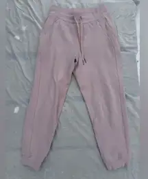 Lululemon Scuba High-Rise Jogger *Fleece 28" in Pink Mist, Size 6