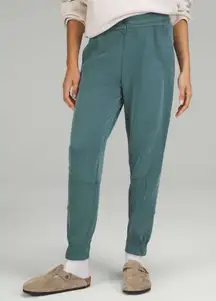 Lululemon Brushed Softstreme Ribbed High-Rise Jogger In Green Jasper