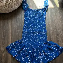 Zara Blue Floral Dress
