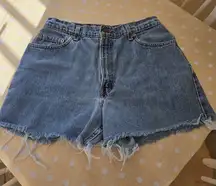 Levis 550 Denim Jean Shorts Relaxed‎ Fit Vintage Light Wash Size 12