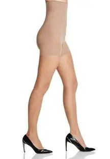 NIP SPANX Sheers High-Waisted Invisible Luxe Leg Nude Tights Size C