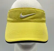 Nike Golf VRS 20XI Swoosh Logo Embroidered Adjustable Athletic Visor Yellow Hat