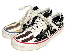 VANS‎ Womens Size 8 Old Skool Retro Stripes Skateboard Shoes Low Top Sneakers