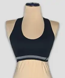New Balance Sports Bra Racerback Black Size Small