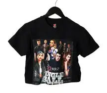 Q102 Philly Jingle Ball T Shirt Artists Singers Double Sided Graphic Tee Womens