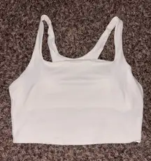 Target All in motion White crop top, built in bra  