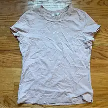 Tyler Boe rose t-shirt light pink size medium