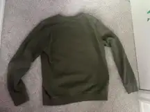 Green Crew Neck Sweatshirt