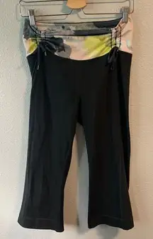 Lululemon Flare Crops 