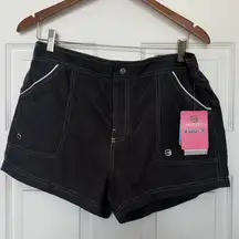 NWT Free Country Dark Grey Women's Swim Shorts with pockets