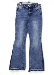 Vervet High Rise Low Contrast Panel Flare Jean Size 30