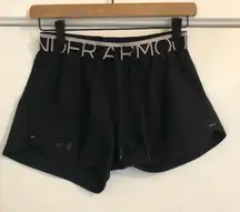 Y2K Under Armour Women’s extra small black athletic shorts booty drawstring XS