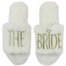 Amazon The bride wedding slippers