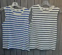 Everlane Bundle Tank Tops - Blue and Black