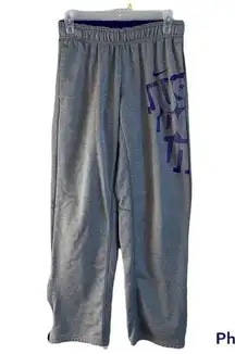 Nike women’s small grey just do it‎ therma fit sweatpants
