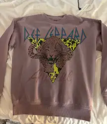 Def Purple Leppard Sweatshirt