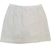 Tail  Women's White Textured‎ Knee-Length Skirt Skirt L