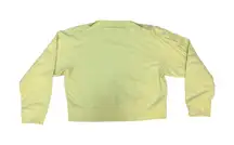 AG Adriano Goldschmied Button Up‎ Sweatshirt Pullover Top Casual Yellow M