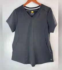 WonderWink L Scrub Tunic Modern Fit Like New Top - NWOT in Black