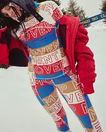 NWT Free People Dawn To Dusk Printed Hoodie in FPM Combo