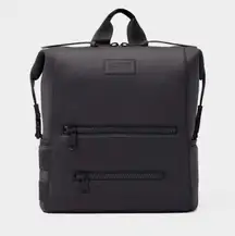 Dagne Dover Indi large water resistant neoprene diaper bag backpack - Deep Black