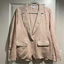 Bella Dahl Linen Easy Longline Blazer