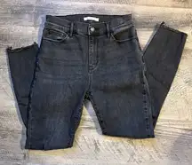 Pacsun Dark Gray/Black High Rise Jegging