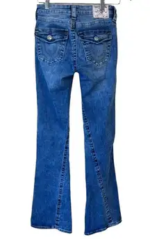 True Religion Joey Mid Rise Flared Jeans