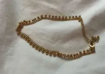 Gold anklet 