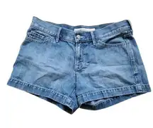 Old Navy  Shorts Women Small 4 Blue Jean Low Rise Denim Summer 2009 Vintage EUC