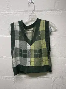 No Comment NY-LA Green Sweater Vest