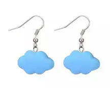 🆕Blue Cloud Charm Dangle Earrings