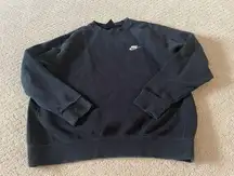 Nike Black Crewneck Sweatshirt Size Large Bin 196