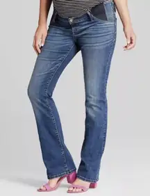 maternity wardrobe with these stylish  Skinny Bootcut Jeans. Designed by Ingrid & Isabel, these jeans feature side panels that provide comfort