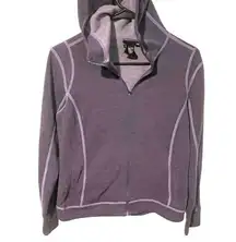 Kuhl Women's Small Purple Full Zip Hooded Lightweight Mountain Sweatshirt