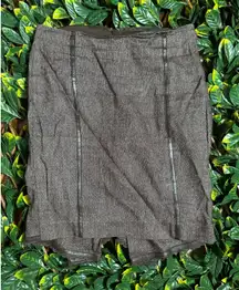 Y2K Bebe Business Casual Gray Pencil Skirt Size 8