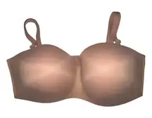 SOMA Bra Enbliss Stay Put Wireless Strapless Warm Sienna Brown Women‎ Size 40D