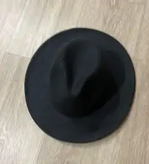 Wide Brim Fedora Blocked Untrimmed Tribal Western Felt Hat 