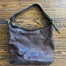 Vintage Fossil leather bag.