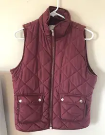 Burgundy Vest